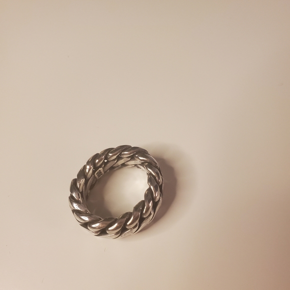 NWOT Sterling Silver woven unisex ring. Size 8. I just lowered the price. - Picture 7 of 7